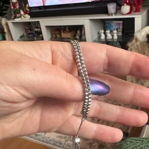 Elegant Silver Bracelet original Swatowski crystals